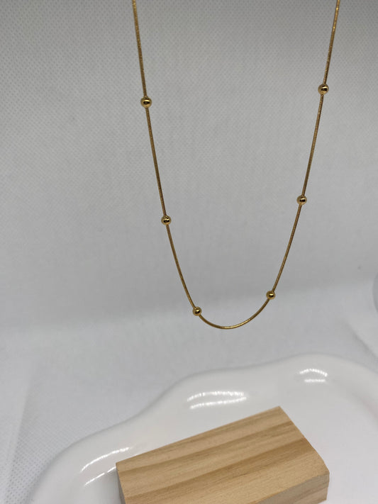 Gold Bubble Necklace