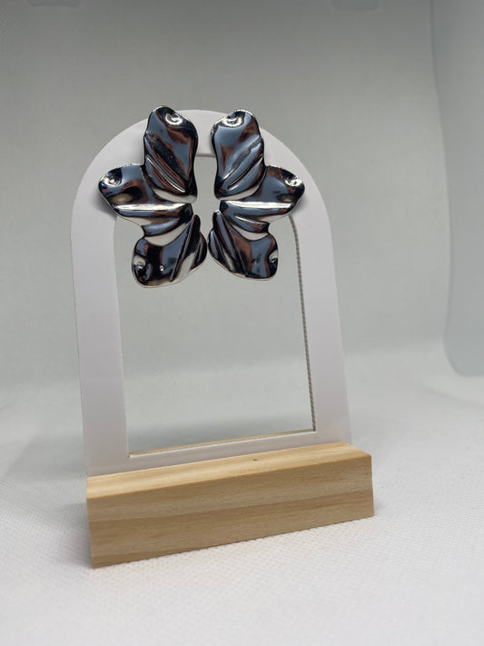 Half Flower Earrings