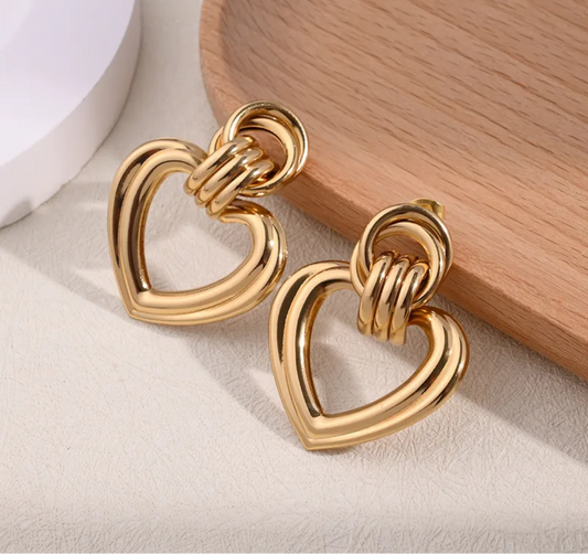 Forever Yours Heart Earrings