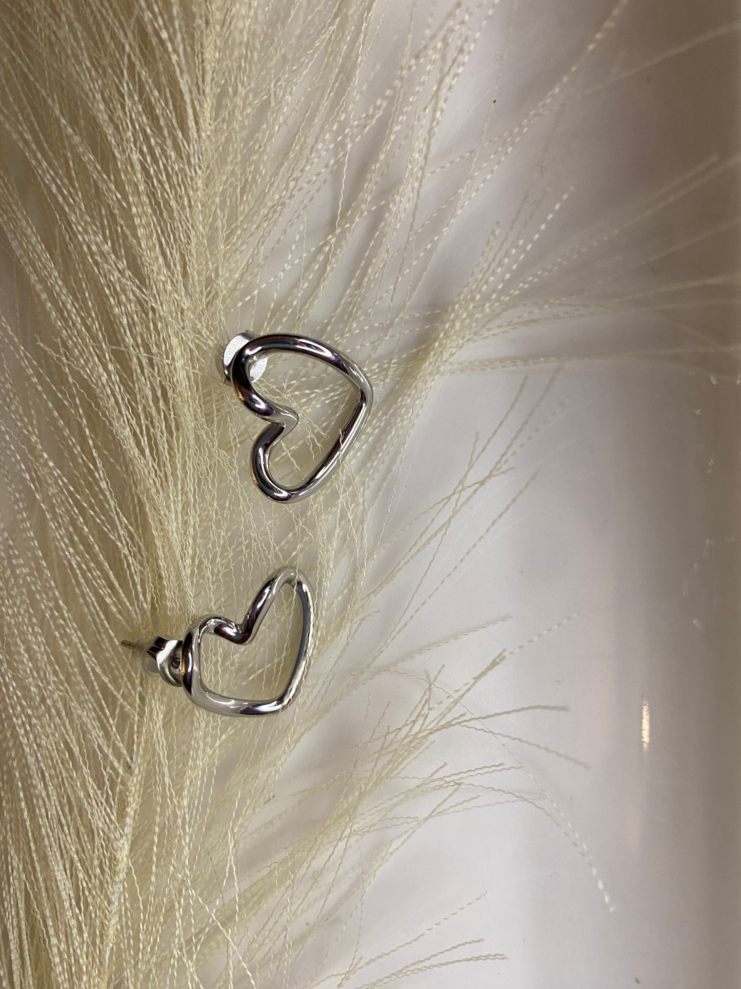 Sterling Heart Earrings